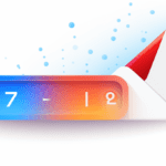 Featured image of a Thermometer indicating moderate temperature next to an email icon, representing a warm approach rather than a cold one.